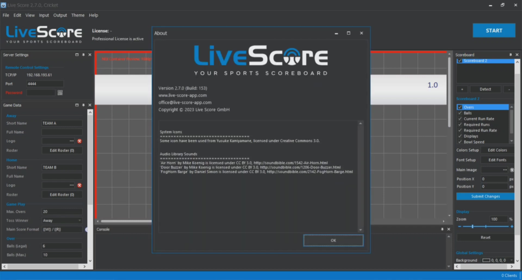 LiveScore 2.7