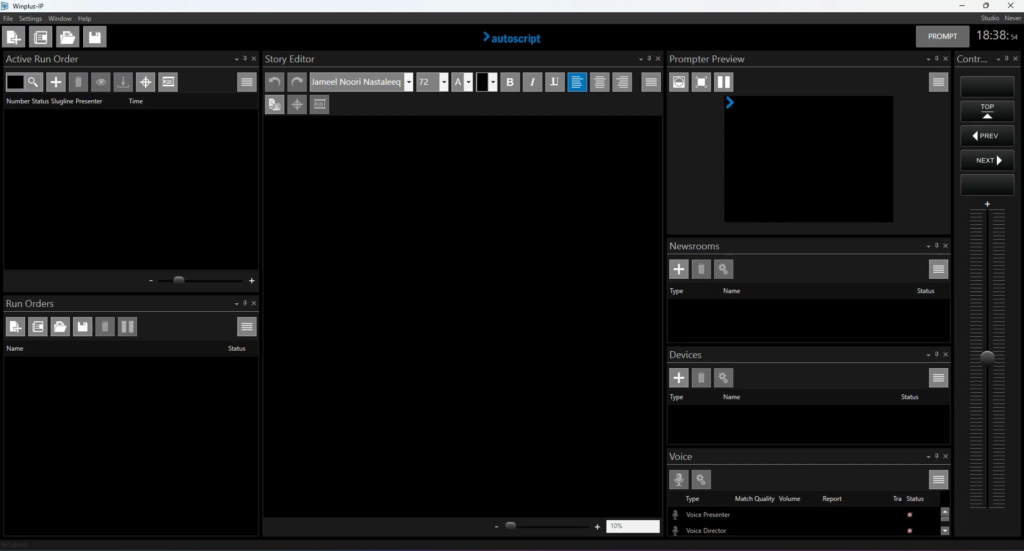 Autoscript Introduces WinPlus IP Prompting