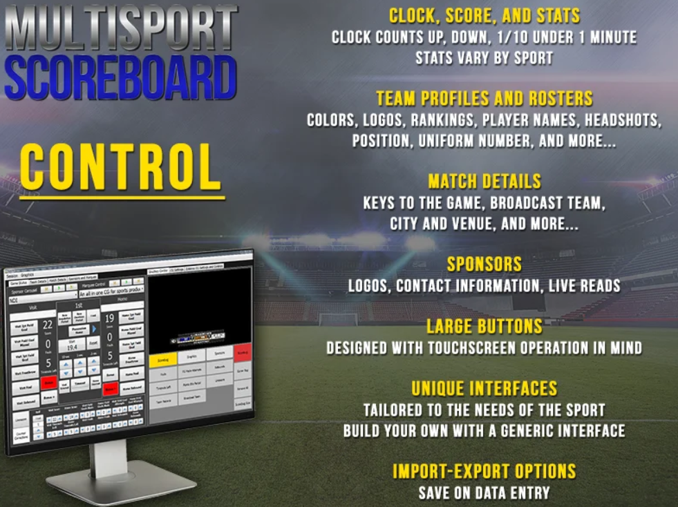 MultiSport Scoreboard SuiteCG