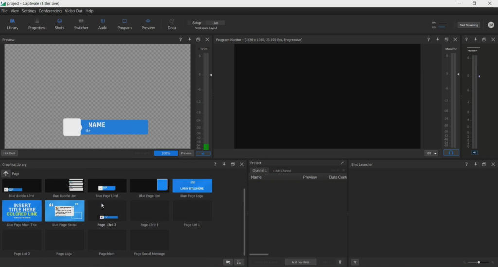 NewBlueLive Titler Live