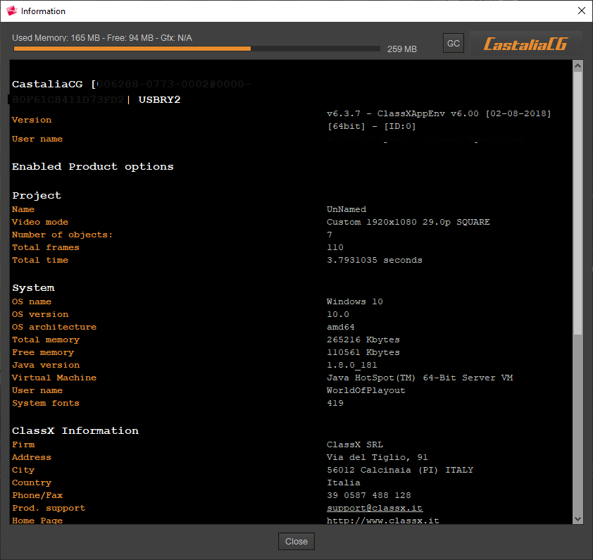 Castalia CG and LiveBoard