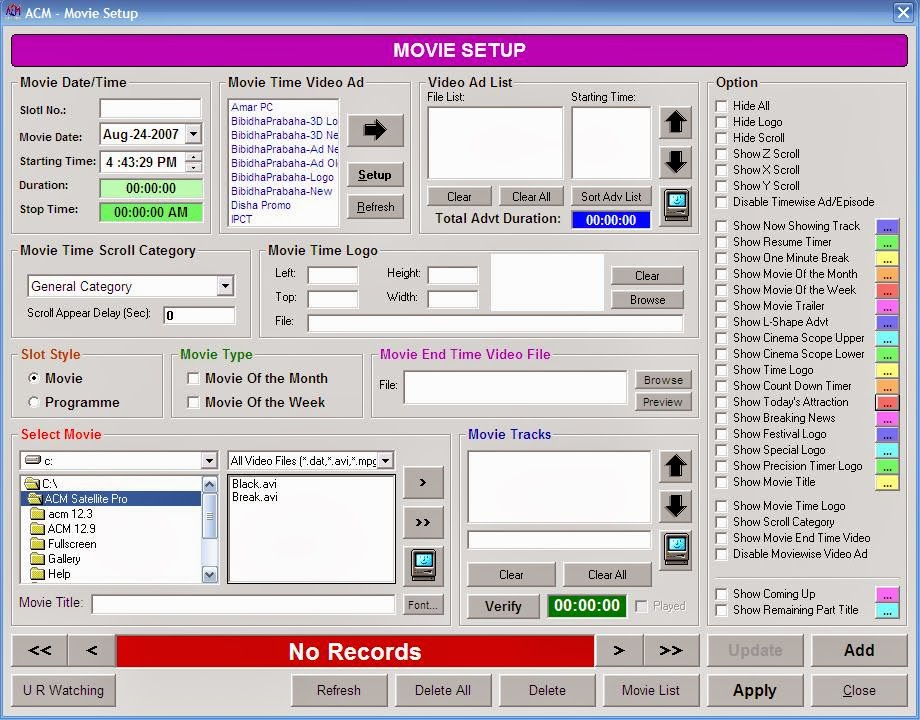 ACM Satellite Pro Playout Download