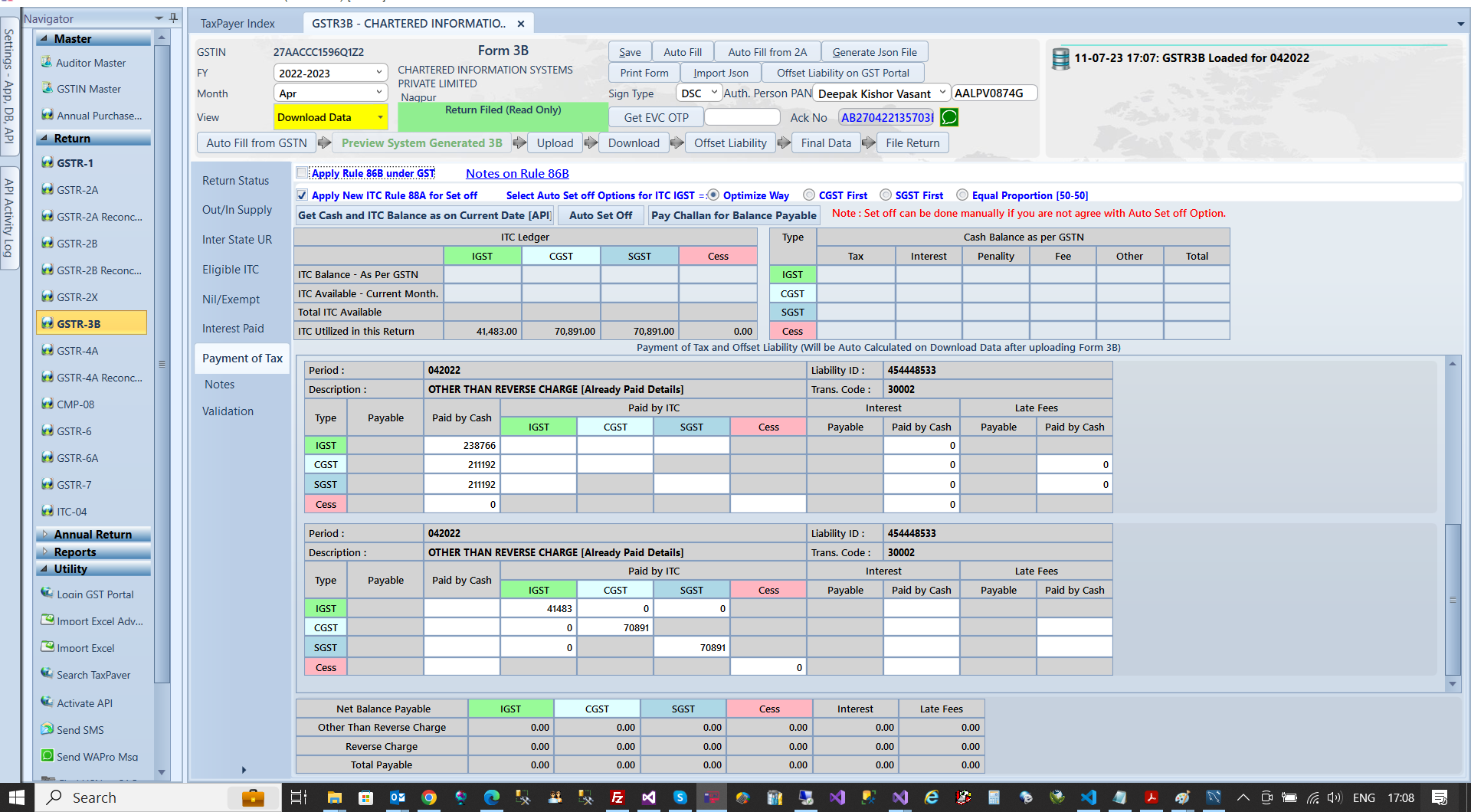 TaxPro GST Corporate