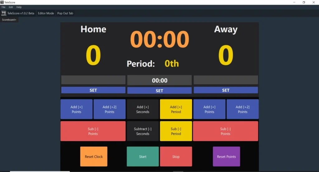 TeleScore Cricket Scoreboard"