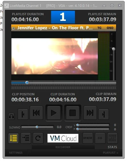 LIVE MEDIA 4 Channel Playout 4.10.0.14