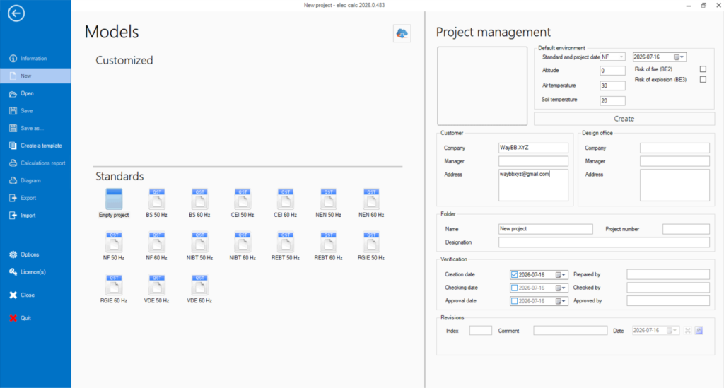 Trace Software Elec Calc