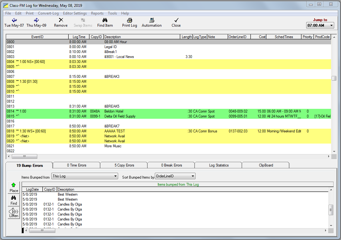 Natural Music Scheduling Software v.5.0.291