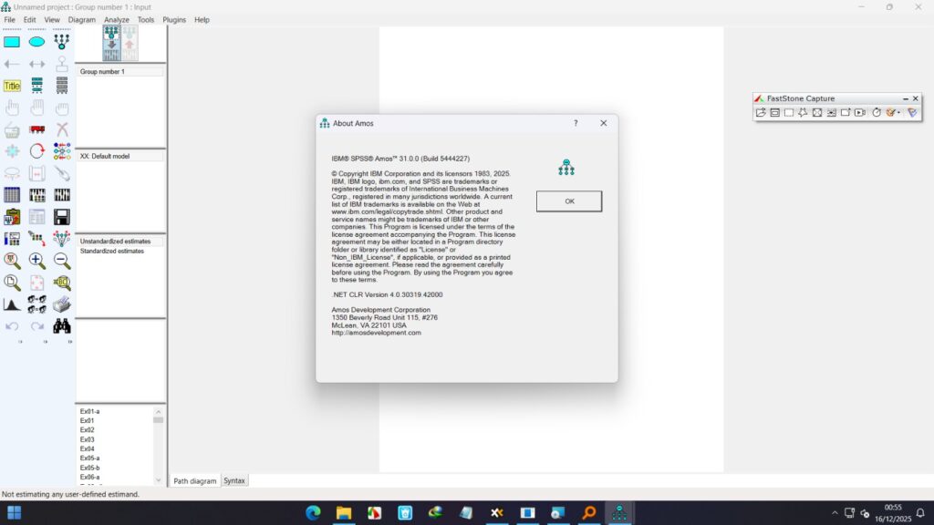 IBM SPSS Amos